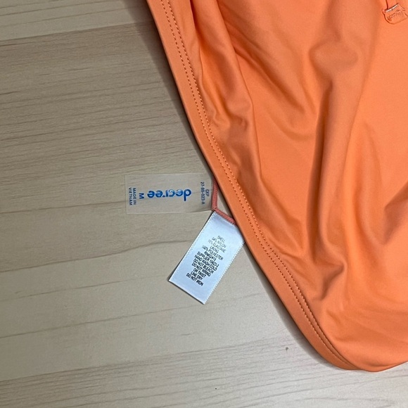 NWT Decree Women's Two Piece Bikini Set Medium Orange Blue Coral Pattern - Picture 10 of 10